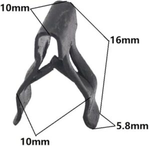 20Pcs Metal Retainer Clip Universal Car Front Console Dash Dashboard Trim Fastener Clips Rivet Buckle 4 Sizes Car Accessories-B0D4YW2WZG