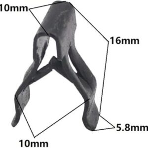 41AhB71bHoL._AC_SX569_ 20Pcs Metal Retainer Clip Universal Car Front Console Dash Dashboard Trim Fastener Clips Rivet Buckle 4 Sizes Car Accessories-B0D4YW2WZG