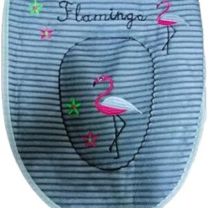 Toilet Seat Cover Soft 2 in 1 Zipper Protector WC Winter Warm Toilet Lid With Microlift Changing Pads & Covers Passport Case 1 Set random color,-B0DR38W7RB