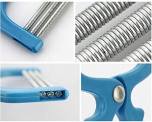 Facial Hair Removal Spring Epilator Spring Face Hair Razor Handheld Threading Beauty Tool Device Face Hair Remover for Men Women (Random Color)-B0F54M5LJH