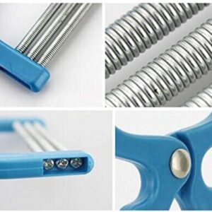 Facial Hair Removal Spring Epilator Spring Face Hair Razor Handheld Threading Beauty Tool Device Face Hair Remover for Men Women (Random Color)-B0F54M5LJH
