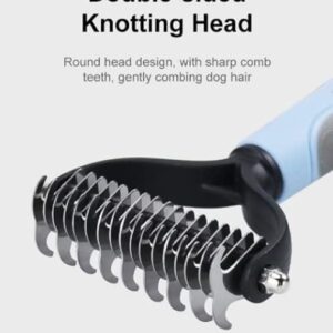 Dog Brush Double-Sided Pet Hair Remover Comb For Dog Cat Comb - Random Color-B0D8HVP5ZS