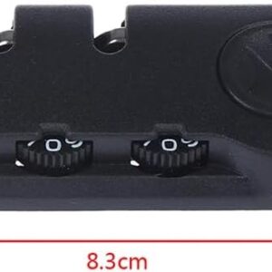 1pcs - 3 Digit Combination Padlock Accessories For Bags Lock Luggage Suitcase Travel Bag Code Lock Black Combination Lock-B0D3V4BB7R