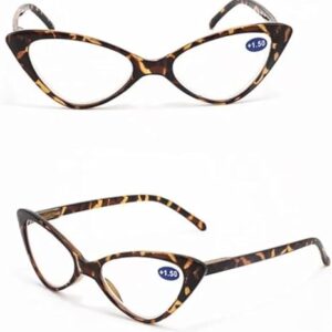 41V+yRLh77L._AC_SX466_ Women Cat Eye Reading Glasses Anti Blue Light Magnifying Computer Glasses Clear Lens Black Leopard Frame Plus Reading Glasses + Fantastic Glasses case-B0DPXYR2YZ