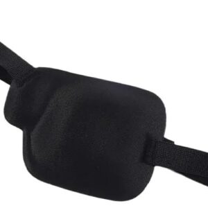 41ahY5HY4kL._AC_SL1001_ 1Pcs-Kid's/Adult Black Adjustable Soft and Comfortable Pirate Eye Patch Single Eye Mask for Amblyopia Lazy Eye (Right)-B0DBNTZM6Q