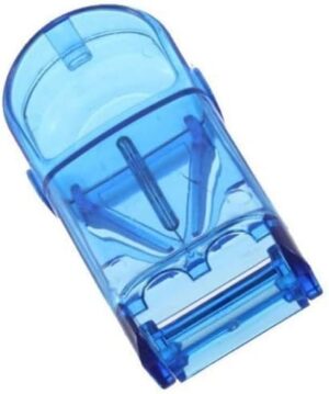 حامل حبوب الدواء  [قطعة واحدة - ازرق] قطعة واحدة من حامل حبوب الدواء مقسم مقسم حافظة صغيرة مفيدة محمولة لتخزين حبوب الدواء-B0F5BHXWKX