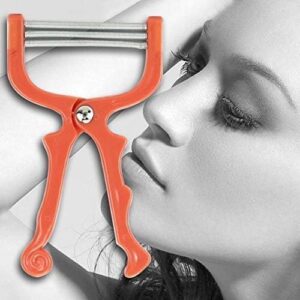 Facial Hair Removal Spring Epilator Spring Face Hair Razor Handheld Threading Beauty Tool Device Face Hair Remover for Men Women (Random Color)-B0F54M5LJH