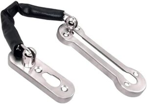 Door Security Chain, Heavy Duty Front Door Chain, Door Limiter Slide Door Chain Door Restrictor Security Lock for Safer Caller Identification & Home Security (as shown)-B0BSVK7HR6
