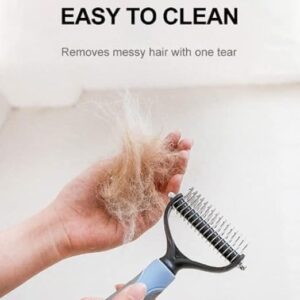 Dog Brush Double-Sided Pet Hair Remover Comb For Dog Cat Comb - Random Color-B0D8HVP5ZS