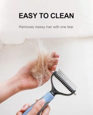 Dog Brush Double-Sided Pet Hair Remover Comb For Dog Cat Comb - Random Color-B0D8HVP5ZS