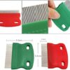 Stainless Steel Pet Grooming Hair Comb Long Thick Hair Fur Removal Flea And Lice Brush Pets Combs For Dog Cat Rabbit Guinea (multicolors)-B0BR5ZB1LX