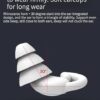 2Pcs 3 Layers Sleeping Earplugs Sound Reduction Plug Ear Hearing Protection Silicone Anti-Noise Plugs for Travelling Sleep - Pack of 1 Pairs -Random Color If No (Black, On Size)-B0F317DD8P