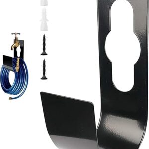 513wXhQC64L._AC_SX425_ Garden Hose Hangers Holder, Wall Mount Expandable Water Hose Holders, Heavy Duty Pipe Holder Tidy Hook Support 25MT/50MT for 1/2" and 3/4" Garden Hose (Black)-B0CY5J8K8D