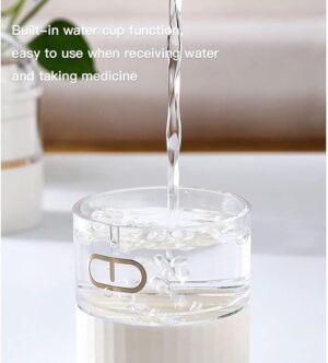 Pill Cutter 4 in 1 Pill Splitter, Pill Crusher Grinder, Pill Box, Water Cup for Big & Small Pills Blue Color May Vary كسارة حبوب لسهولة تناولها 4 في 1-B0BYVMZ49B