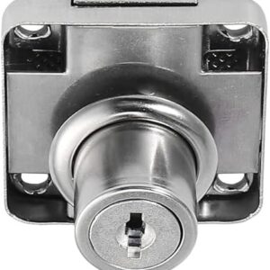 517IES+EfNL._AC_SX466_ Drawer Lock Single Turn Normal Key | Chrome Plated | 3 Cm length -Z138 222C1-B0CP1BNX98