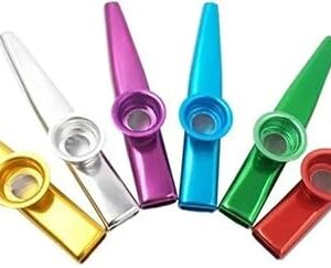 518PMMYQSbL._AC_SX466_ Metal Kazoo Harmonica Mouth Flute Kids Party Gift Musical Instrument Professional Performce Diaphragm Guitar Ukulele Lovers (Silver)-B0DJV94754