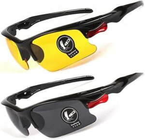 Driving Anti-Glare Polarized Sunglasses Goggles Eyewear Night Vision Drivers Goggles Interior Accessory Protective Man Glasses-B0DYZ3X54Z
