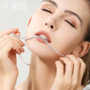 سلسلة جانبية مقاس 16/18/20/22/24 انش للنساء والرجال-B0F4R8RVDY، قلادة من الفضة الاسترلينية عيار 925 مقاس 6 ملم