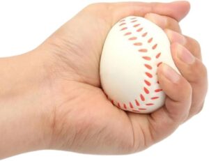 Hot Hand Wrist Exercise Ball Baseball Shape Stress Relief Relaxation Squeeze Soft Foam Ball 6CM-B0DC6RCB2T