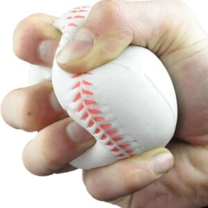 Hot Hand Wrist Exercise Ball Baseball Shape Stress Relief Relaxation Squeeze Soft Foam Ball 6CM-B0DC6RCB2T