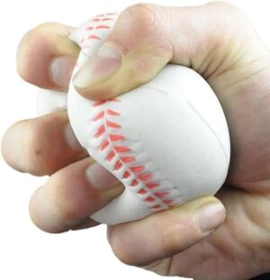 Hot Hand Wrist Exercise Ball Baseball Shape Stress Relief Relaxation Squeeze Soft Foam Ball 6CM-B0DC6RCB2T