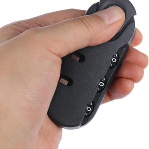 1pcs - 3 Digit Combination Padlock Accessories For Bags Lock Luggage Suitcase Travel Bag Code Lock Black Combination Lock-B0D3V4BB7R