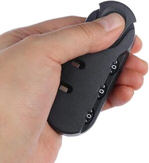 1pcs - 3 Digit Combination Padlock Accessories For Bags Lock Luggage Suitcase Travel Bag Code Lock Black Combination Lock-B0D3V4BB7R