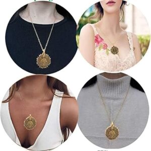 (1pcs) You are My Sunshine Necklace Cute Engraved Sunflower Locket Necklace for Women Mom Daughter Girls Boys Girlfriend Valentine's Day Mother's Day with Necklace Gift Box-B0C6N33QFC