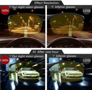 نظارات شمسية مستقطبة ذكية حساسة للضوء متغيرة الالوان للرجال للقيادة الليلية والصيد ليلا ونهارا (نظارات يلو)-B0F4NJB6J2