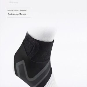 51pEtHxEOlL._SL1299_ 1 Pcs An kle Brace Adjustable Compression Ankle Support Elastic A nkle Guard Pain Relief Strap Basketball A nkle Brace Support (Large, Right)-B0DKNX3SH9