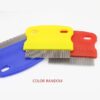 Stainless Steel Pet Grooming Hair Comb Long Thick Hair Fur Removal Flea And Lice Brush Pets Combs For Dog Cat Rabbit Guinea (multicolors)-B0BR5ZB1LX