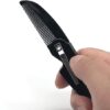 1 PC - Black Beard Comb Folding Pocket Clip Hair Mustache Beard Comb for Men 12Cm-B0CD2XSDVB