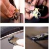 EDC Tool,GOMMLE Multi Tools 20 In 1 Carabiner Bottle/Can Opener/Ruler/Wrench/Screwdriver/Fishing Accessory/Nail Cleaner/Nail Drawer/Puller for Outdoor/Home Use Portable Foldable Pocket Key Chain-B098TWXKHV