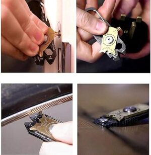 -EDC Tool,GOMMLE Multi Tools 20 In 1 Carabiner Bottle/Can Opener/Ruler/Wrench/Screwdriver/Fishing Accessory/Nail Cleaner/Nail Drawer/Puller for Outdoor/Home Use Portable Foldable Pocket Key Chain-B098TWXKHV