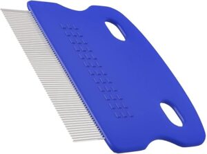 Stainless Steel Pet Grooming Hair Comb Long Thick Hair Fur Removal Flea And Lice Brush Pets Combs For Dog Cat Rabbit Guinea (multicolors)-B0BR5ZB1LX