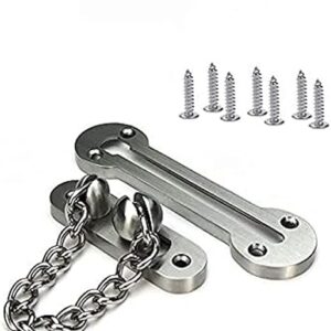 61VdlEdMI5L._AC_SX466_ Door Security Chain, Heavy Duty Front Door Chain, Door Limiter Slide Door Chain Door Restrictor Security Lock for Safer Caller Identification & Home Security (as shown)-B0BSVK7HR6
