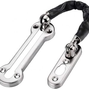61X7Phjd5+L._AC_SX466_ Door Security Chain, Heavy Duty Front Door Chain, Door Limiter Slide Door Chain Door Restrictor Security Lock for Safer Caller Identification & Home Security (as shown)-B0BSVK7HR6