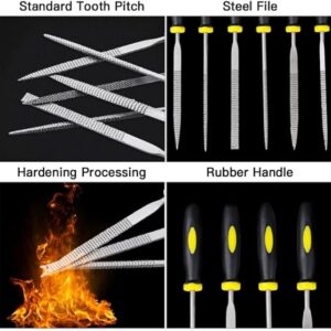 61ZPYMCs57L._AC_SX569_ -6x 140mm Mini Metal Rasp Needle Files Set Wood Carving Tools for Steel Rasp Needle Filing Woodworking Hand File Tool-B0BW4YRPSP