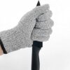 1 pair Small Size for Lady- High-strength Level 5 Safety Anti Cut Gloves Kitchen Butcher Cut Resistant Gloves for Fish Meat Cutting Gardening Safety Gloves (XL 26CM, CHINA)-B0DF7LQXHN