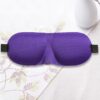 3D Sleep Mask Light Blocking Eye Mask for Sleeping Eyeshade Travel Sleep mask with Adjustable Strap for Man/Women For Office, Home, Camping, Airplanes and Travel Use (Purple)-B0F39ZRY84
