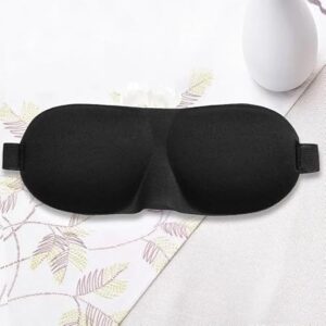 3D Sleep Mask Light Blocking Eye Mask for Sleeping Eyeshade Travel Sleep mask with Adjustable Strap for Man/Women For Office, Home, Camping, Airplanes and Travel Use (Gray)-B0F3B3TFHR