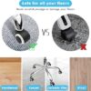 Office Chair Caster Wheels Replacement(Set of 5) for Hardwood Floors and Carpet- Heavy Duty Caster Support up to 1000bls, Office Rubber Chair Wheels,2 inch,Universal Size (GrayXBlack)-B0F29D63Z2