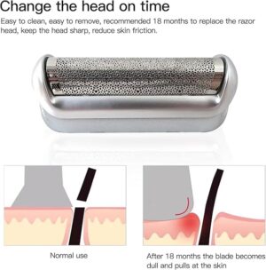 Unbrella M90 M90S Shaver Foil Cassette Head Replacement Part Fit for Brun 5s P40 P50 P60 P70 P80 P90 M30 M60 M60S M90 M90S 5608 5609-B0F5X8BZZ9