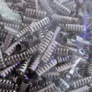 71l+uGtW0cL._AC_SY879_ 30pcs End Caps for shoelaces, laces and wide strings Spring Cord Locks Plastic End Stopper Dual Holes Toggle Fastener Rope End for Drawstrings, Shoelaces, Tent, Tie-Downs, Silver Tone-B0DKL1NMS6