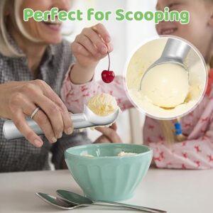 Heavy Duty Ice Cream Scoop with Anti-freeze Metal Handle and Easy Handle Unbreakable-B0F29FNRCF