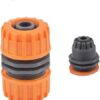 MySouq-Garden hose connector 2 Pcs 3/4' Hose Connector Garden Tools Quick Connectors Repair Damaged Leaky Adapter Garden Water Irrigation Connector Joints Garden irrigation control valve (Size : 3/4'')-B0BH1MRVRQ