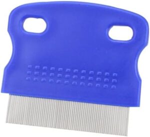 Stainless Steel Pet Grooming Hair Comb Long Thick Hair Fur Removal Flea And Lice Brush Pets Combs For Dog Cat Rabbit Guinea (multicolors)-B0BR5ZB1LX