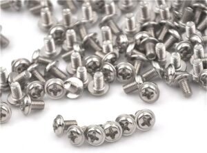 100Pcs M3 Screw M3X5 5mm PC Case Hard Drive Precision PSU 6/32" Hex Screws For Computer Floppy DVD ROM Motherboard 7mm-B0BRL4NBMK