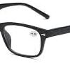 [1piece (+2.5) ] Reading Glasses Women Men Black Or Brown with Flexible obtuse frame Hand glasses-B0CMV5VT13