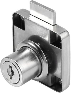 Drawer Lock Single Turn Normal Key | Chrome Plated | 3 Cm length -Z138 222C1-B0CP1BNX98